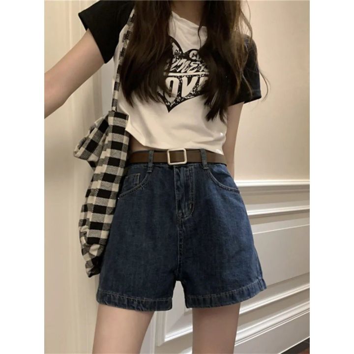 Niche%20design%20sense%20high%20waist%20loose%20and%20versatile%20jeans%20women's%20summer%202024%20new%20thin%20and%20versatile%20wide-leg%20short%20pants%20-%20Image%203