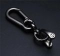 Anti-Lost Car Key Pendant Split Rings Keychain Phone Number Card Keyring Auto Vehicle Key Chain Car Accessoriesa. 