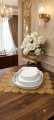3 pcs opal sarving dish set.