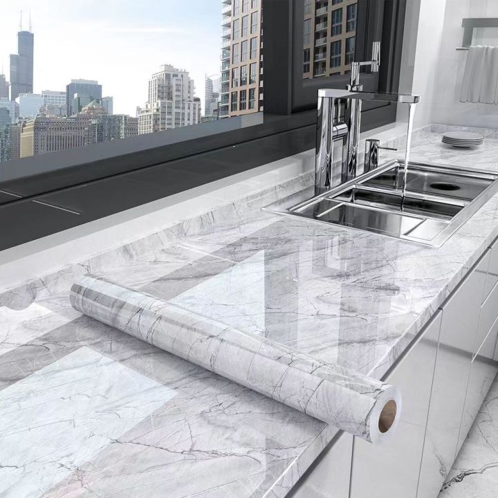 40cm%20Width%20Marble%20Waterproof%20Contact%20Paper%20Self%20Adhesive%20Wallpaper%20Vinyl%20Wall%20Stickers%20For%20Kitchen%20Decorative%20Film%20Home%20Decor%20-%20Image%203