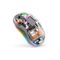 Transparent M333 Bluetooth/ Type-A / Type-C 2.4MHz Multimode Wireless Silent Mouse. 
