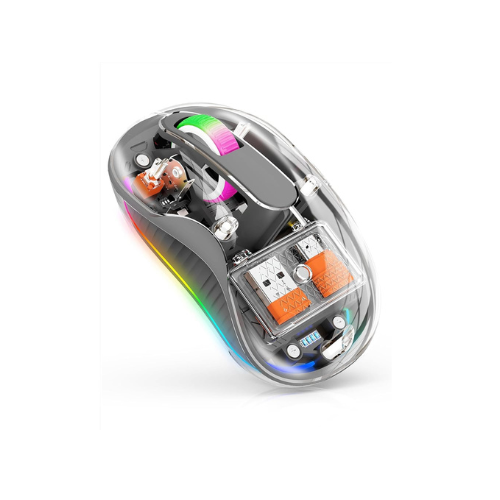 Transparent M333 Bluetooth/ Type-A / Type-C 2.4MHz Multimode Wireless Silent Mouse