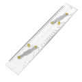 Marine Parallel Ruler Clear Scales, 450MM, Nautical Charts Parallel. 