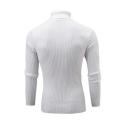 1Pc M/L/XL/XXL Fashion Comfortable Men Slim Fit Turtleneck Solid Color Long Sleeve Knitted Sweater Pullover Top  свитер. 