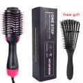 3 In 1 Hair Dryer Hot Air Brush Styler Volumizer One Step Hair Straightener Curler Electric Blow Dryer Brush Wet And Dry Used. 