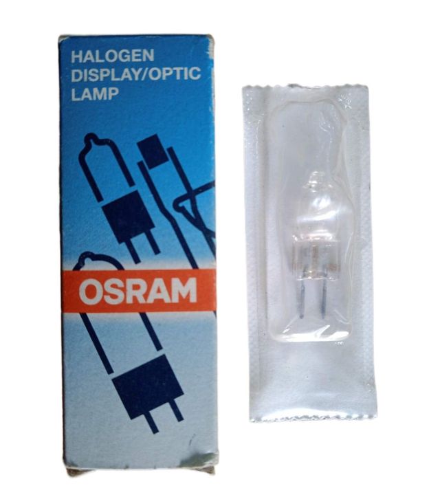 OSRAM 20W 6V HLX 64250 Halogen Display/Optic Lamp G4 Warm Color, Made in Germany