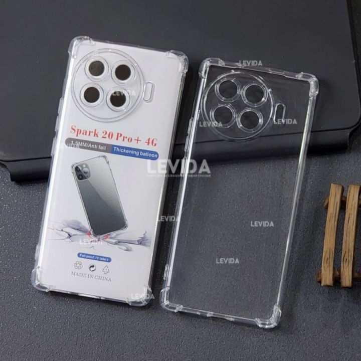 Tecno%20Spark%2020%20Pro%20Plus%20TPU%20Back%20Cover%20Shockproof%20Silicone%20Bumper%20-%20Transparent%20-%20Image%202