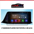 ANDROID PLAYER FOR TOYOTA C HR CAR PLAYER FOR CHR, CAR ANDROID PLAYER.