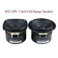 Hifi 3 Inch Full Range Speaker Unit 4 8 Ohm 20W Portable Speakers Home theater DIY Audio Music Loudspeaker.