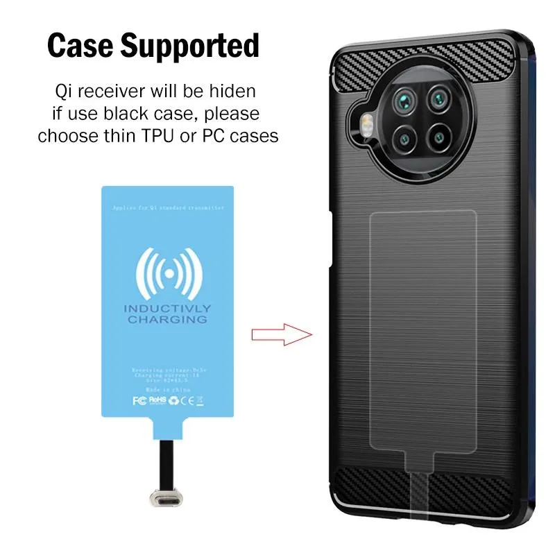 Qi Wireless Charger Receiver Adapter for Samsung Galaxy A21 A31