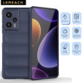 Lereach For Xiaomi Redmi Note 13 Pro 4G / Note 13 Pro+ Mobile Cover Liquid Silicone Skin-Friendy Concave-Panel Back Cover. 