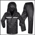 Raincoat For man with Trouser - Black - free size. 