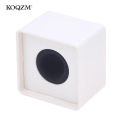 Microphone Logo Flag Station Square Shaped Interview KTV Mic Station Cube Interview Box ABS Prop Stand News Reporter Injection.