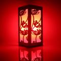 Wooden Table Lamp Flower Style Read -ICNU-2567. 