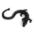3D Printed Dragon Figures Multi-Jointed Movable Dragon Model Toys Tabletop Decor Maoxiu. 