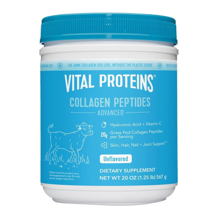 Vital Proteins Collagen Peptides Advanced Unflavored Dietary Supplement 567g