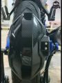 Carbon Fiber Motorcycle Mudguard CNC AluminumAlloy Widened Extension Splash Pad / Tyre Guard / Hugger For Universal. 