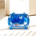 Hamster Carrier Cage Travel Cage Carry Case for Sugar Glider Small Pets Rats Blue.