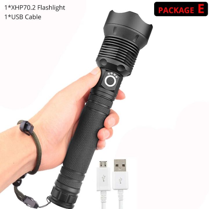 Mostwerful%20XHP70.2%20led%20%20usb%20Zoom%20Tactical%20torch%20xhp50%2018650%20or%2026650%20Rechargeable%20%20hand%20light%20Drop%20shipping%20-%20Package%20E-NO%20-%20Image%202