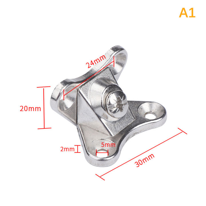 Aluminum Alloy Corner Brackets Screws Butterfly L-shaped Support Connector Removable Fasteners Corner Code Right Angle Bracket