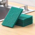 (Pack of 10pcs) Modern Bright Dish Washing Pad Green Scouring Pad Dish Cleaning Scrubber Scouring Pads for Dishes Kitchen Scrubbers & Metal Grills - Majuni. 