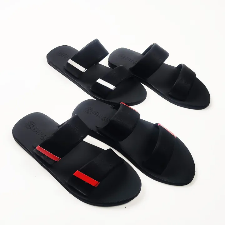Fashionable%20Cream%20Black%20And%20White%20Color%20Slide%202%20Slipper%20Sandal%20For%20Men%20Waterproof%20Washable%20Rainy%20Usable%20Sandal%20S005%20-%20Image%205
