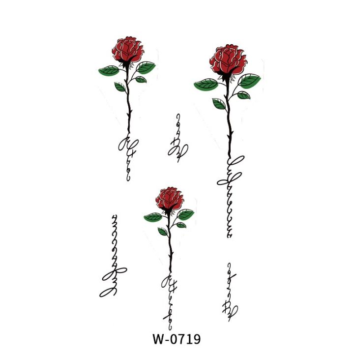 Elegant%20and%20Trendy%20Waterproof%20Tattoo%20Stickers%20for%20Females%20-%20Black%20Flower%20Tattoos%20for%20a%20Unique%20Body%20Art%20Experience%20-%20Image%209