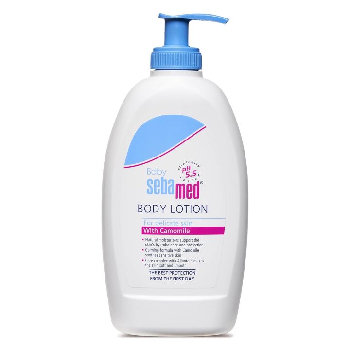 Sebamed%20Baby%20Body%20Lotion%20400ml/%20200ml%20%7CPh%205.5%7CCamomile%20&%20Allantoin%7C%20Dermatalogically%20tested%7C%20Sensitive%20skin%20-%20Image%203