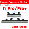 Compatible with Realme 11 Pro (RMX3771) / Pro Plus (RMX3740, RMX3741) External Side Buttons Power On Off + Volume Control Button Outside Side Keys.