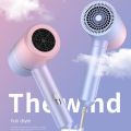 750W Household Hair Dryer Foldable Blue Light Hairdryer Portable for Travel Extension Gradient Color Hair Dryer Blow dryer CF07. 