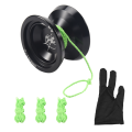 BEBOOYOYO New Metal Yoyo Professional Yoyo Set Yo Yo + Glove + 3 Rope S2 Yo-Yo Classic Toys Diabolo Gift For Children. 