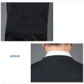 Men's Sweater Vest Winter Fashion V-Neck Short Slim Fit Sweater Solid Color Sleeveless Sweater Waistcoat Male's Clothes C73.