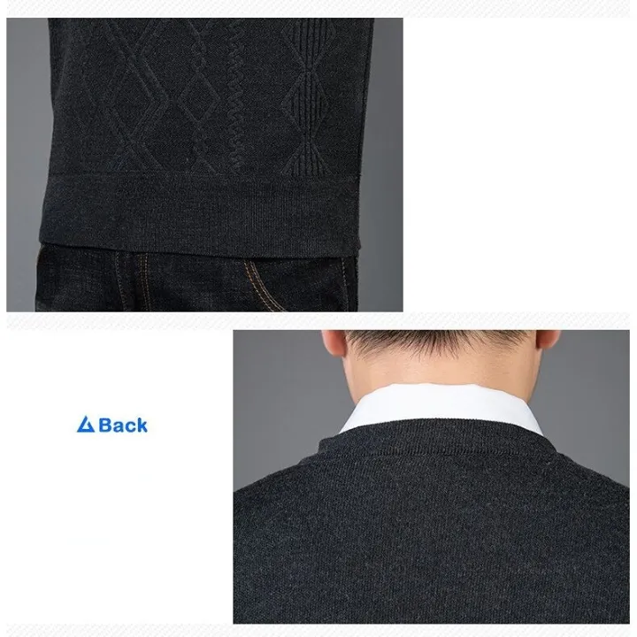 Men's%20Sweater%20Vest%20Winter%20Fashion%20V-Neck%20Short%20Slim%20Fit%20Sweater%20Solid%20Color%20Sleeveless%20Sweater%20Waistcoat%20Male's%20Clothes%20C73%20-%20Image%207