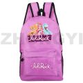 Fashion Casual Women LoliRock Game Backpacks Kawaii Pink Merch LoliRockstar Anime Schoolbags Halloween Gifts Children Book Bags.