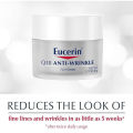 Original Eucerin Q10 Anti-Wrinkle Face Cream 48g Day Night Deep Hydrating Moisturizing Whitening Face Cream Anti-Aging Skin Care.