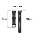 Huawei Honor band 6 smart watch replacement Silicone strap. 