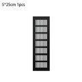 【In-Demand Item】 Drawers Aluminum Alloy Rectangular Grid Vents Ventilator Grille Air Vent Aluminum Alloy Grille Mesh Hole Cover Decorative Covers. 