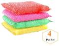 Premium Quality (4 Pcs) Dish Wash Foam Scrubber Pad / Foam Pad / Dish Wash Pad. 