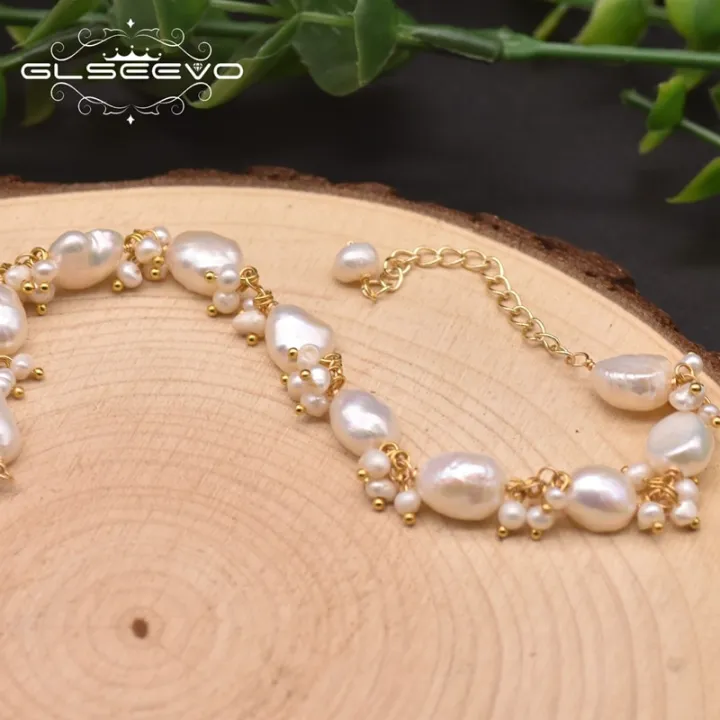 GLSEEVO%20Natural%20Baroque%20White%20Pearls%20Strand%20Bracelets%20For%20Women%20Gift%20Handmade%20Adjustable%20Charm%20Bracelet%20Luxury%20Jewellery%20GB0928%20-%20Image%204