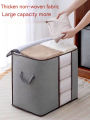 Foldable Non-woven Fabric Clothing Storage Bag Quilt Storage Bag Winter Cloths Storage Organizer Bags Thickened Storage Bag. 