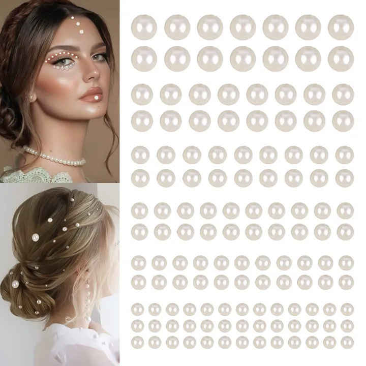 220pcs%20Mix%203mm/4mm/5mm/6mm%20Hair%20Pearls%20Stick%20On%20Self%20Adhesive%20Pearls%20Stickers%20Face%20Pearls%20Stickers%20for%20Hair%20Face%20Makeup%20Nail%20DIY%20Crafts%20Creek%20-%20Image%207
