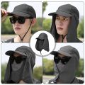 Sun Protection Cap for Man Camping Hat Baseball Face Neck Cover Sun Outdoor Sport Hiking Fishing Hats. 