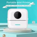 Portable Mini Thermal Printer 58mm Label Printer Bluetooth Printer for Study Notes, To-Do-Lists, Journal Printing, Label Printing, Nadra-X5. 