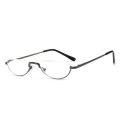 （New）Vintage Reading Glae Portable High-definition Metal pring Hinge Half Moon emi Rimle Reader Optical pectacle Eyegla. 