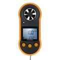 KOGEEK Mini Digital Anemometer Ther-mo-meter Handheld Anemometro Pocket Wind Speed Meter Air Velocity Temperature Tester Backlight LCD with Max/Min/Data Hold Mode. 