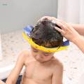 Kids Shower Cap Cute Hair Washing Shielding Bathing Cap for Unisex Kids Baby Yellow. 