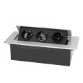 Floor Outlet Embedded Desktop Up Power Socket Cover Box Kit EU Standard 16A. 