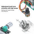 KOGEEK PWM DC Motor Speed Controller DC 3A/20A Speed Adjustable Motor Driver Module 6V 12V 24V 28V DC Motor Reversing Switch with Adjustment Knob. 