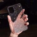 Phone Back Cover For Realme C20A Glitter Silicone Soft Phone Cases Starry Sky String Glitter Transparent Space Stars Moon Realme C20A case. 