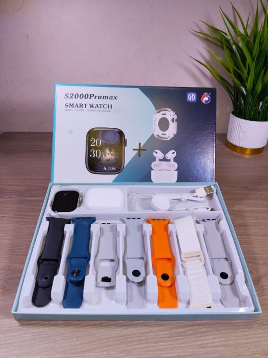 S2000%20Pro%20Max%20Smart%20Watch%20with%20Wireless%20AirPods%20Pro%20%E2%80%93%2010-in-1%20Mega%20Combo%20Pack%20%E2%80%93%207%20Changeable%20Straps/Belts%20with%20Free%20Protective%20Watch%20Cover%20%E2%80%93%20Bluetooth%20Call%20&%20Fitness%20Tracker%20Smartwatch%20for%20Men%20&%20Women%20-%20Image%206
